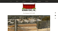 Desktop Screenshot of newarkfenceinc.com